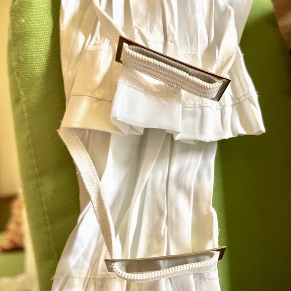 Marie Saint-Pierre designer. White versatile coverall. Light crumpled fabric. S - Picture 15 of 17